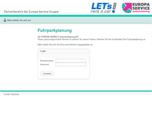 Tablet Screenshot of fuhrparkplanung.europa-service.de